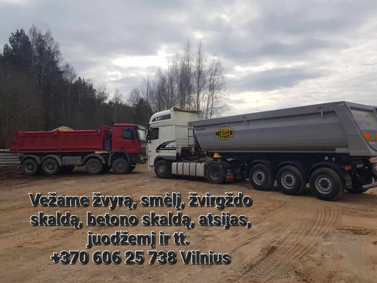 Zvyras, smelis, skalda, atsijos, juodzemis su atvezimu 860625738 Vilnius