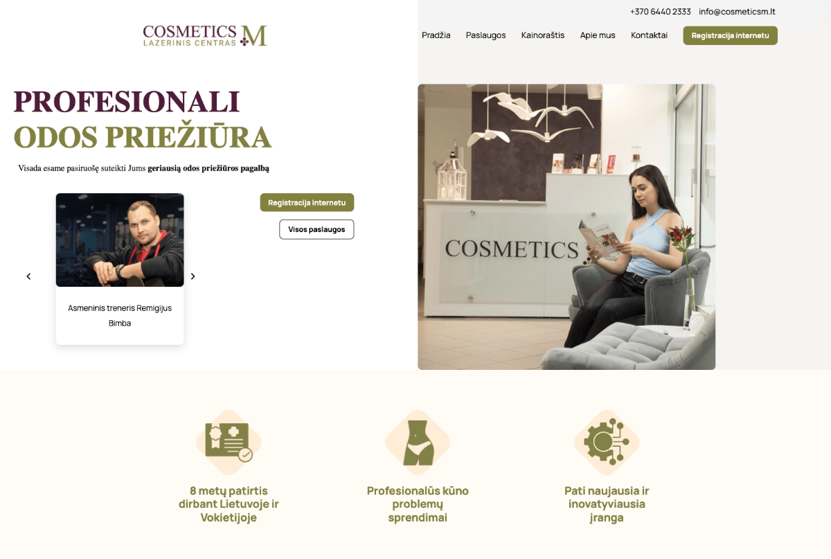 CosmeticsM.lt - PROFESIONALI ODOS PRIEŽIŪRA