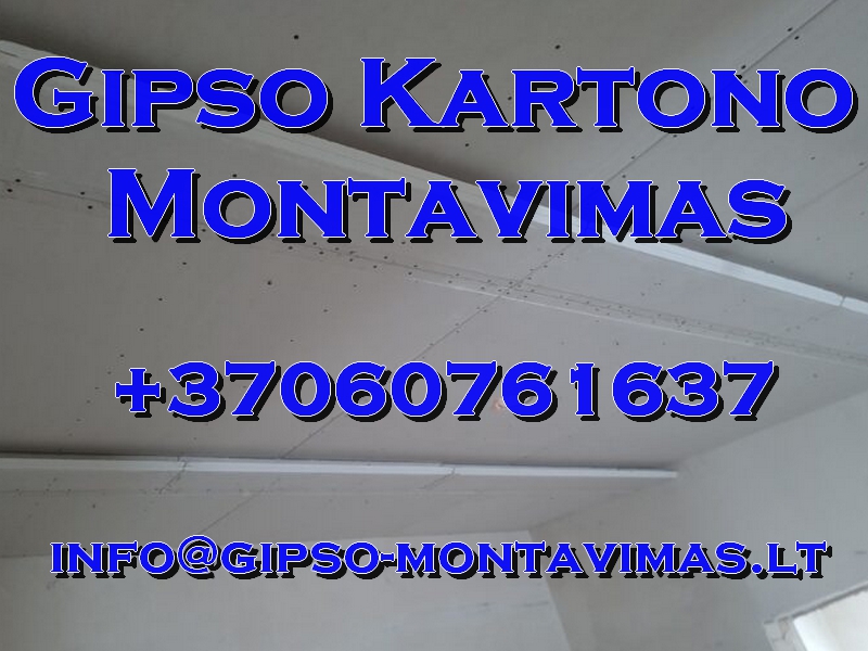 Gipsokartono montavimas   - gipso-montavimas.lt